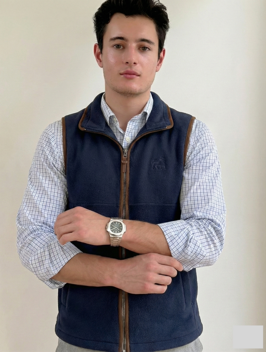 Aurox & Co Harbour Gilet in Midnight Navy