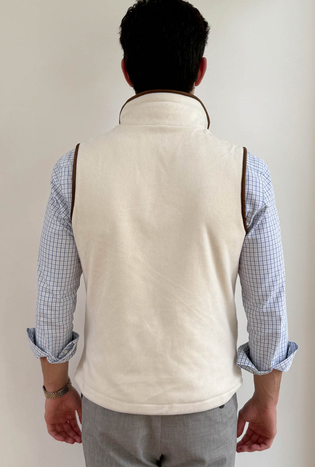 Aurox & Co Harbour Gilet in Ivory