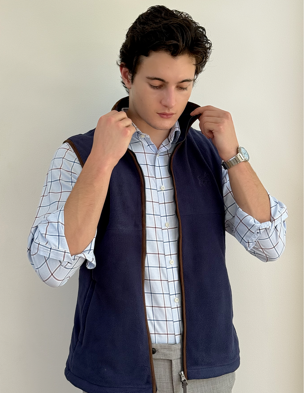 Aurox & Co Harbour Gilet in Midnight Navy