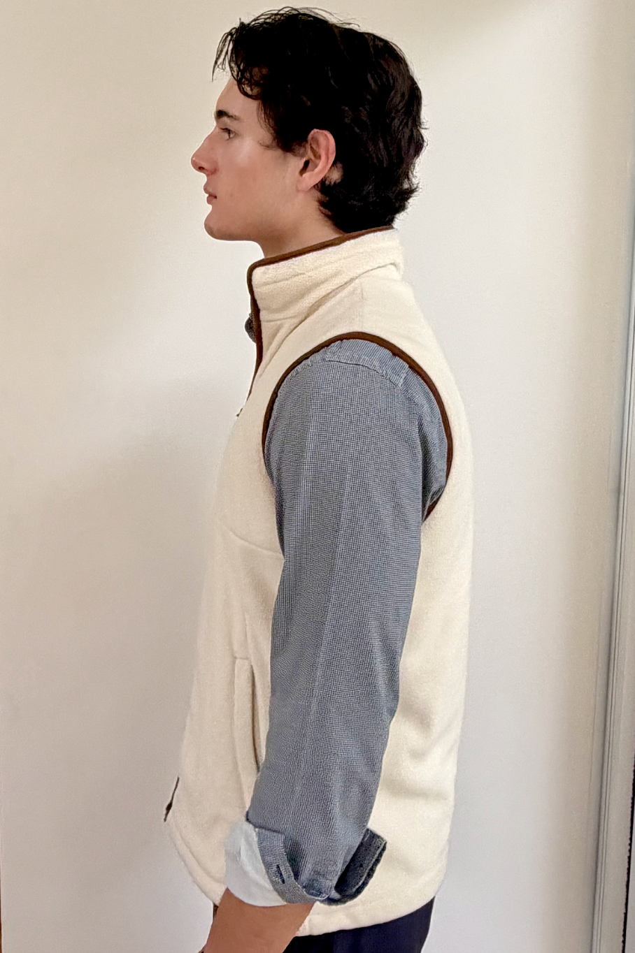 Aurox & Co Harbour Gilet in Ivory